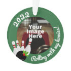 Bowling League Personalized Photo Christmas