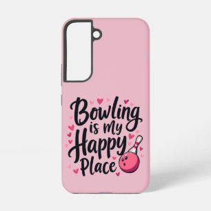 Bowling Lover Cute Retro Aesthetic Sports Design Samsung Galaxy Case
