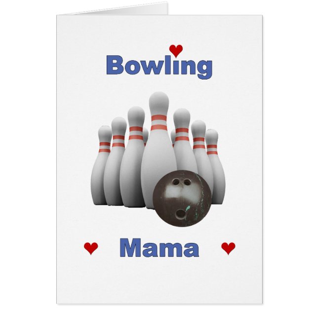 Bowling Mama Hearts (Front)