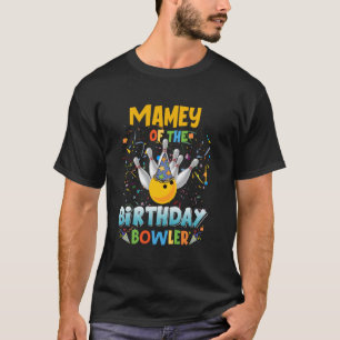Bowling Mamey Of The Birthday Bowler Vintage Xmas T-Shirt