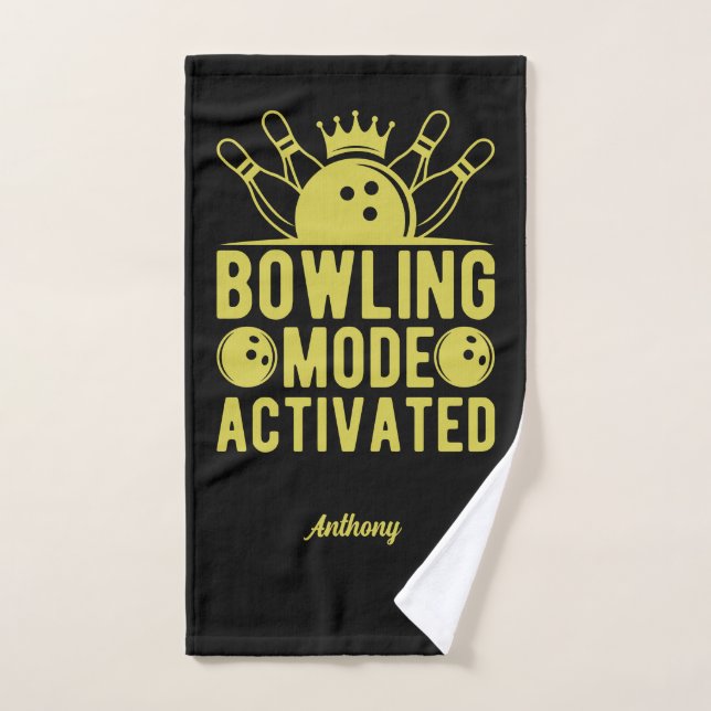 Bowling Mode Activated Funny Named Cool Hand Towel (Hand Towel)
