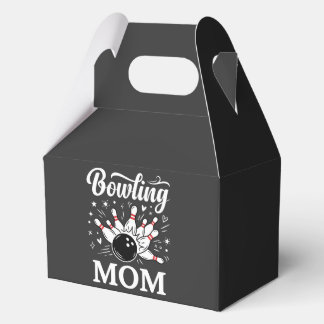 Bowling Mom Heart Pins Funny League Mothers Day Favor Box