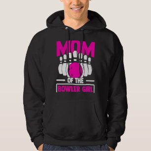 Bowling Mom Pin Bowler Strike Bowling Team Bowling Hoodie