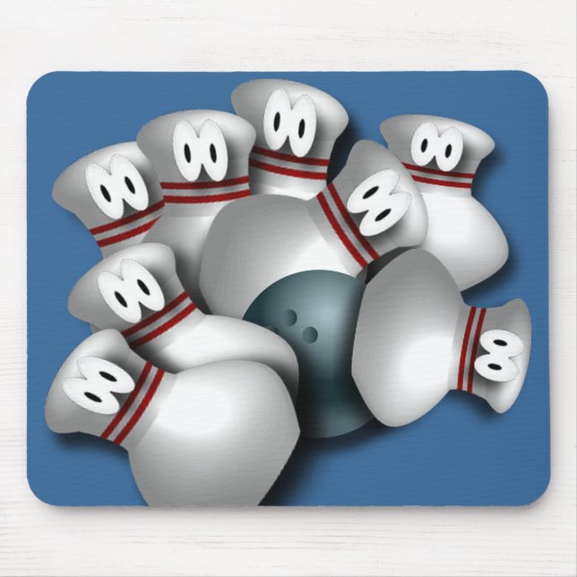 Bowling Mouse Pad (Front)