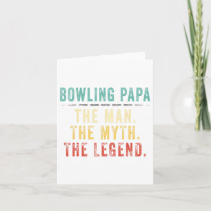 Bowling Papa Fathers Day Gift Card
