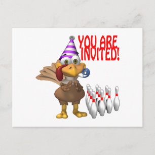 Bowling Party Invitation
