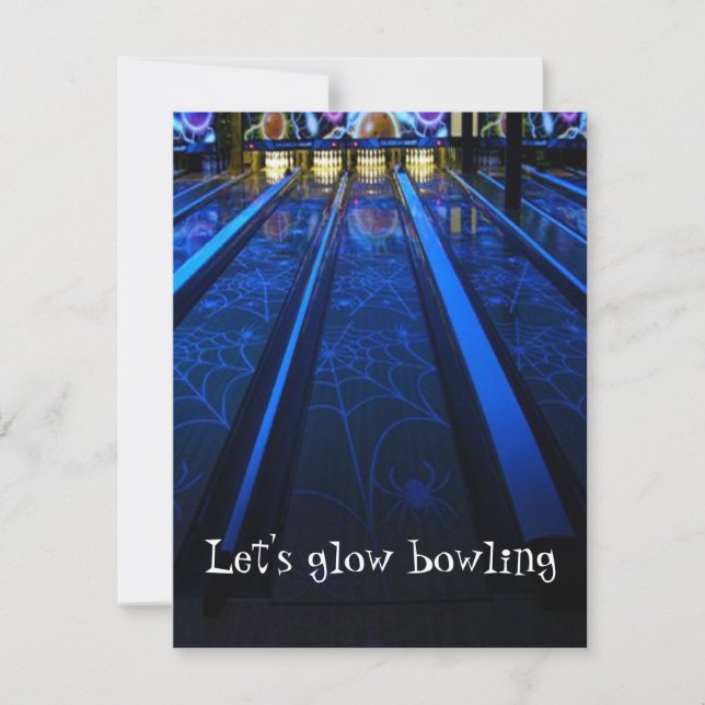 Bowling Party Invitations (Front)