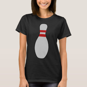 Bowling Pin Costume Ll Ten-pins Alley Strike Spare T-Shirt