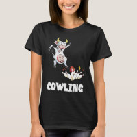 Bowling Pin Cow Funny Bowling Bowler Strike Bowlin