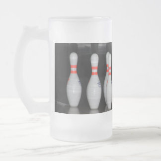 Bowling Pin Frosted Mug