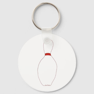 Bowling Pin Keychain