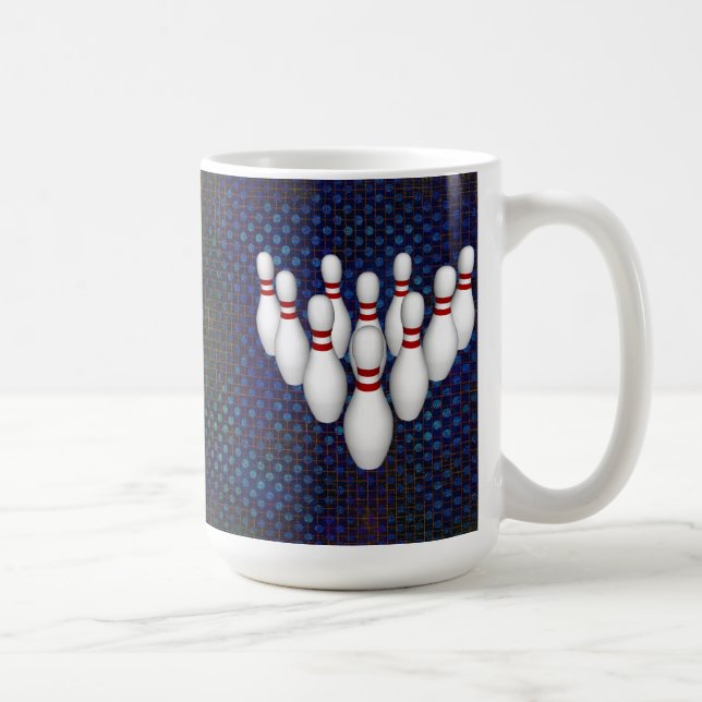Bowling Pins: 3D Model: Coffee Mug (Right)