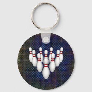 Bowling Pins: 3D Model: Keychain