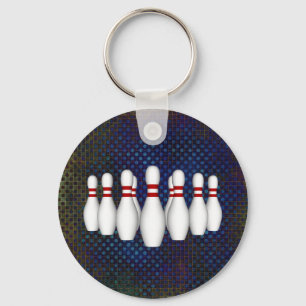Bowling Pins: 3D Model: Keychain