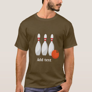 Bowling pins and ball template T-Shirt