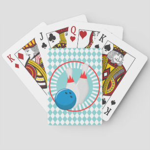 Bowling Pins - Bowling Ball - Cute Sports Playing Cards