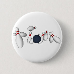 Bowling Pins - Button #4