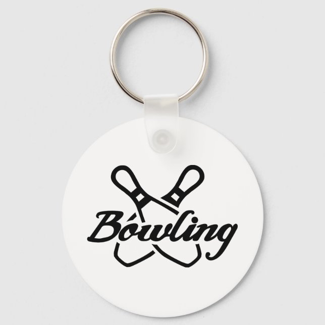Bowling pins keychain (Front)