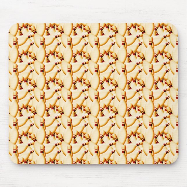 Bowling Pins Mouse Pad (Front)