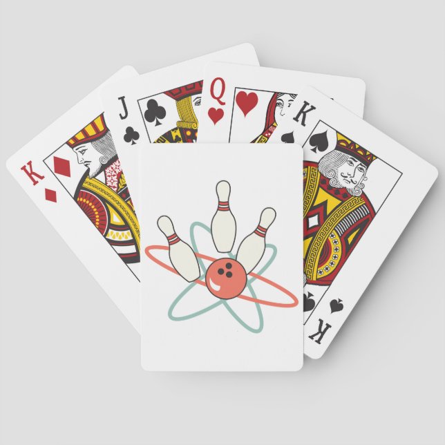 Bowling Pins Playing Cards (Back)