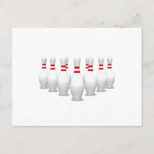 Bowling Pins: Postcard