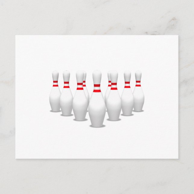 Bowling Pins: Postcard (Front)