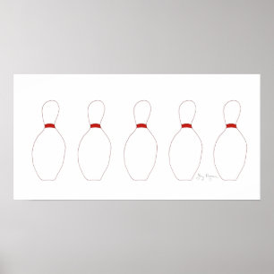 Bowling Pins Posters & Prints