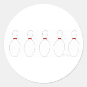 Bowling Pins Sticker