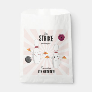 Bowling Pizza Strike Up Some Fun Kids Birthday Favour Bag
