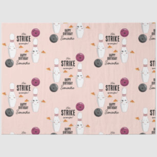 Bowling Pizza Strike Up Some Fun Kids Birthday  Tissue Paper