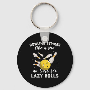 Bowling Player Bowler Slow Bowling Keychain