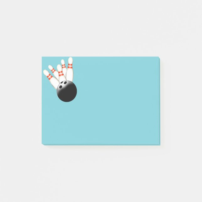 Bowling Post It Notes (Front)