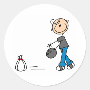 Bowling Pour Strike Sticker