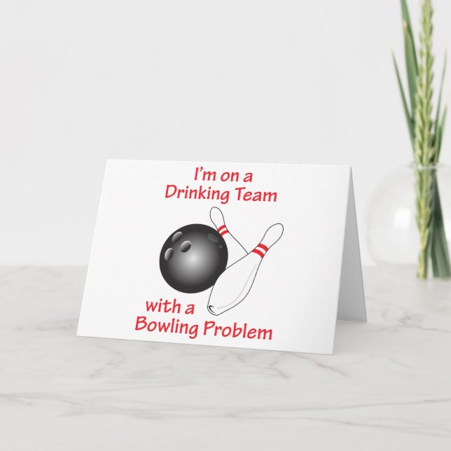 Bowling Problem Card (Front)