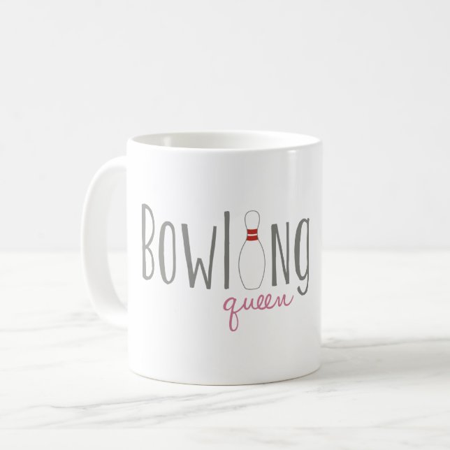 Bowling Queen Coffee Mug (Front Left)