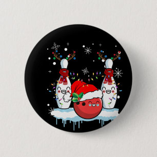 Bowling Retro Vintage This Is How I Roll Bowler Fu 2 Inch Round Button