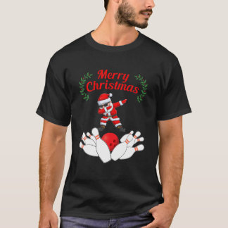 Bowling Santa Claus Christmas T-Shirt