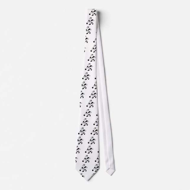 Bowling Santa Tie (Front)