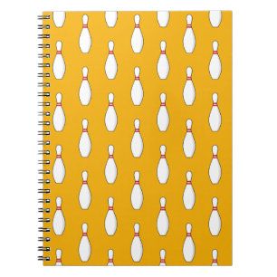 Bowling Skittle Pattern Notebook