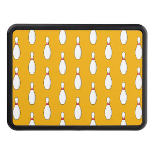 Bowling Skittle Pattern Trailer Hitch Cover