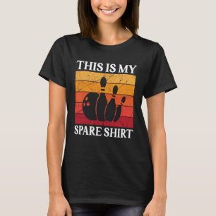 Bowling Spare Strike Pin Bowling Alley 1 T-Shirt