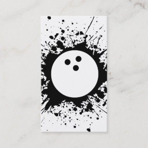 bowling splatz business card