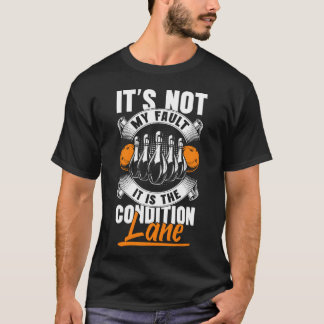 Bowling Sports Cone Player vintage T-Shirt