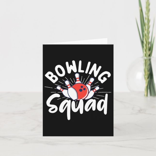 Bowling Squad - Bowler Bowling  Card (Front)