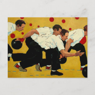 Bowling Stampede Postcard