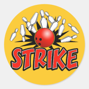 bowling sticker