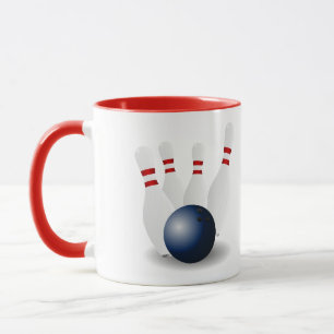 Bowling Strike Colourful Game Team Sport Celebrate Mug