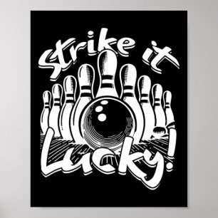 Bowling Strike It Lucky Poster