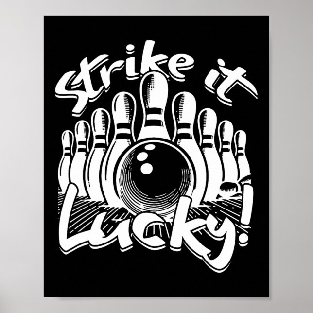 Bowling Strike It Lucky  Poster (Front)