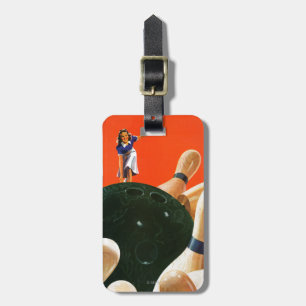Bowling Strike Luggage Tag